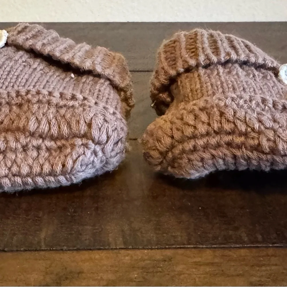Carter’s Reindeer Infant Knit Baby Booties